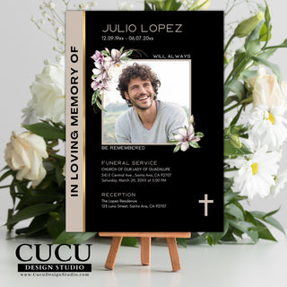 Funeral card online, Funeral invitation templates, In loving memory template canva, Funeral invite, Funeral card invitation online edit, Bereavement announcement cards,  Canva template, Funeral card, Funeral template, Loss of loved one, Printable funeral template, Funeral announcement, Sympathy cards, Death card, Celebration of life, In Loving memory template