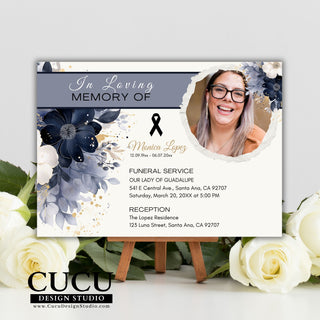In loving memory, memorial, rest in peace my love, rest in peace, celebration of life funeral invitation, funeral ceremony, funeral arrangements, funeral announcement, goodbye, funeral reception, funeral mass, misa funebre, en memoria de