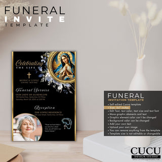 Spanish memorial card, Canva funeral template, Canva funeral template in Spanish, En memoria de, Celebración de misa, Catholic mass funeral template, Editable funeral prayer card template, Funeral prayer cards, Catholic mass card, Obituary card, plantilla funeral, celebration of life, sympathy card, memorial invitation, funeral announcement, obituary template, template canva, funeral digital, funeral home templates, obituary, obituary template