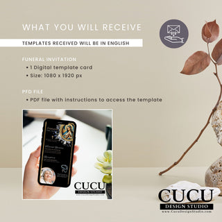 Invitación Funeral Electrónica en Español para Smartphone | FAC119_Spa_Smartphone