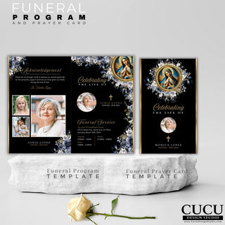 English memoria de, misa para difuntos invitacion, invitacion para funeral, Virgin Mary celebration of life, Virgin Mary in loving memory, Virgin Mary Sympathy template, Virgin Mary Sympathy template, Canva funeral templates, Spanish Canva funeral templates, Canva Virgin Mary funeral Card, Canva Our Lady of Guadalupe Spanish Template, Cucu Design Studio, Celebracion de Misa para difunto, Cucu Design Studio, CucuDesignStudio.com