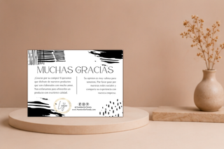 Paquete para negocio con plantillas editables en Canva, menú de servicios, tarjetas, etiquetas y materiales de marca.