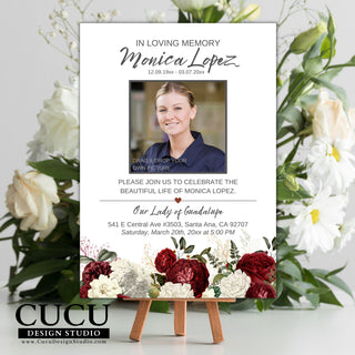 Funeral card online, Funeral invitation templates, In loving memory template canva, Funeral invite, Funeral card invitation online edit, Bereavement announcement cards,  Canva template, Funeral card, Funeral template, Loss of loved one, Printable funeral template, Funeral announcement, Sympathy cards, Death card, Celebration of life, In Loving memory template