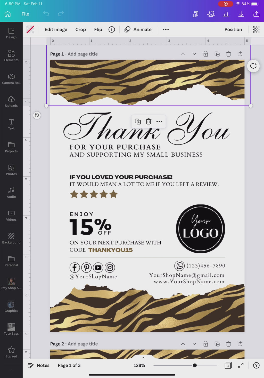 small business thank you card template, printable thank you card, editable printable thank you card, thank you for supporting my small business card template, thank you for shopping small card, thank you for your support card template, business thank you card, business thank you note template