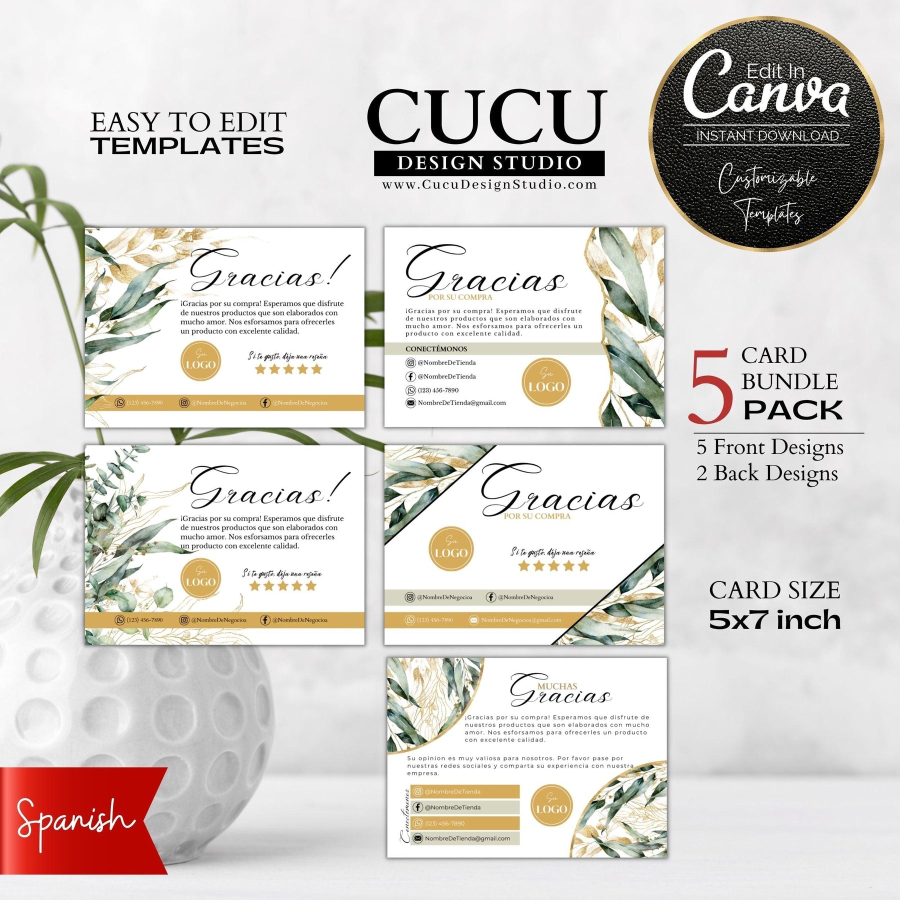 Printable Spanish Thank You Cards – Cucu Design Studio printable-spanish-thank-you-cards-cucu-design-studio