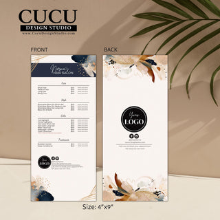 Price list template, Canva template, beauty salon price list, menu list, bundle price list, editable menu list, editable price list, template menu list, canva price list template, cucu design studio, hair salon price list, hair salon menu