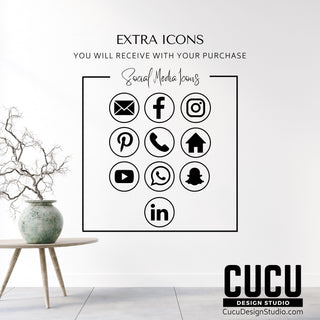 Abstract Small Business Thank You Card | Canva Thank You Template | BTC137_Eng - Cucu Design Studio