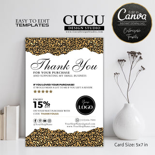 thank you for supporting my small business card template, thank you for shopping small card, thank you for your support card template, business thank you card, business thank you note template, customer thank you card template, DIY thank you card small business, digital thank you card template, canva, canva template, templates for sale