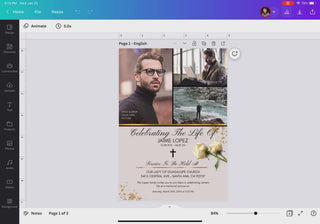 Canva template, Funeral card, Funeral template, Loss of loved one, Printable template, Sympathy cards, Death card, Celebration of life, Funeral card online, Funeral invitation templates, In loving memory template canva, Funeral invite, Funeral card invitation online edit, Bereavement announcement cards, Electronic funeral card, Cucu Design Studio