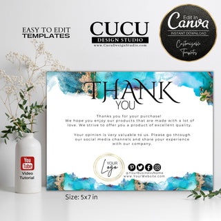 Canva thank you card template, Canva card, canva Template, Thank you card template, printable thank you card, small business thank you card, small business thank you card template, printable thank you card,  editable printable thank you card, thank you for supporting my small business card template, thank you for shopping small card, thank you for your support card template, business thank you card, business thank you note template, thank you card