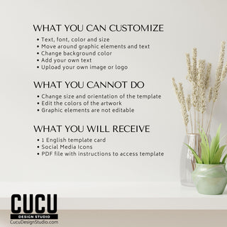 Canva Thank You for Your Order Card Template  | BTC105_Eng - Cucu Design Studio