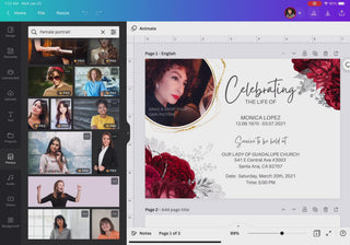 Funeral card online, Funeral invitation templates, In loving memory template canva, Funeral invite, Funeral card invitation online edit, Bereavement announcement cards,  Canva template, Funeral card, Funeral template, Loss of loved one, Printable funeral template, Funeral announcement, Sympathy cards, Death card, Celebration of life , Cucu Design Studio