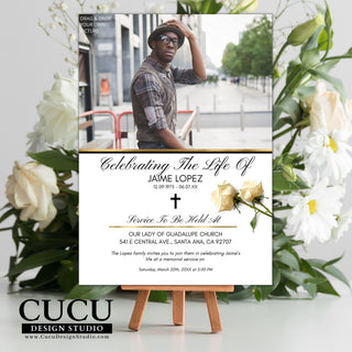 Funeral card online, Funeral invitation templates, In loving memory template canva, Funeral invite, Funeral card invitation online edit, Bereavement announcement cards,  Canva template, Funeral card, Funeral template, Loss of loved one, Printable funeral template, Funeral announcement, Sympathy cards, Death card, Celebration of life, In Loving memory template