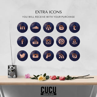 Thank You For Your Purchase Card Template Flower Theme | BTC116_Eng - Cucu Design Studio