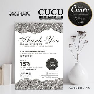 thank you for shopping small card, thank you for your support card template, business thank you card, business thank you note template