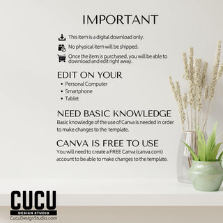 Small Business Thank You Card for Customers | Canva Template | BTC107_Eng - Cucu Design Studio