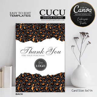 Thank you card template, printable thank you card, small business thank you card, small business thank you card template, printable thank you card, editable printable thank you card, thank you for supporting my small business card template